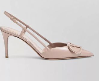 Valentino leather slingback pumps