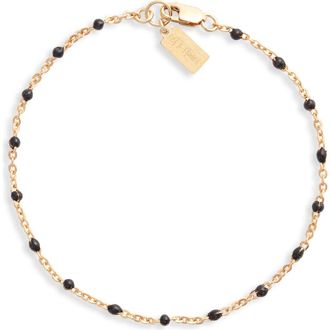 Set & Stones Kaz Bracelet in Gold/black at Nordstrom, Size 7