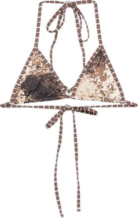 Frankies Bikinis Nick Triangle String Bikini Top
