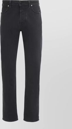 Stone Island slim fit five pocket denim trousers