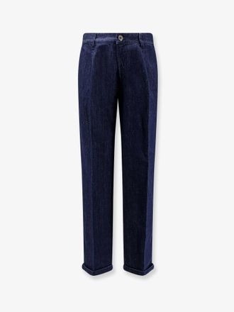 Pantaloni Torino Jeans Lord in misto cotone e lino - PT TORINO - gender_Man