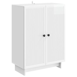 vidaXL Aparador Brillante 66 X 34,5 X 90 Cm Madera De Ingenier&iacute;a Vidaxl