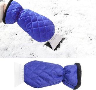 OEM Raspador De Hielo Con Guante - Raspador De Ventanas De Coche - 1 Pieza - Azul