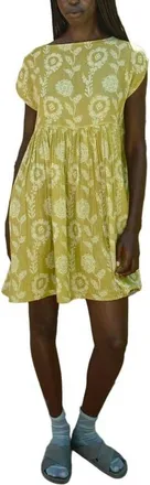 Ace & Jig Float Slit-neck Mini Dress in Aloe at Nordstrom, Size Xx-Small