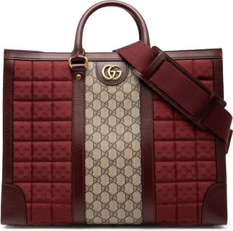 Gucci Pre-owned Gucci Medium GG Supreme and Quilted Mini GG Canvas Double G Tote I2CVONDOP8S4SADW