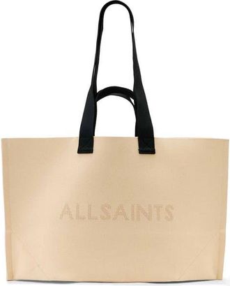 AllSaints Lutece Knit Tote in Unbleached at Nordstrom