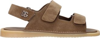 Dolce & Gabbana Dolce&Gabbana Hombres Sandalias Ante Marr&oacute;n/Avellana