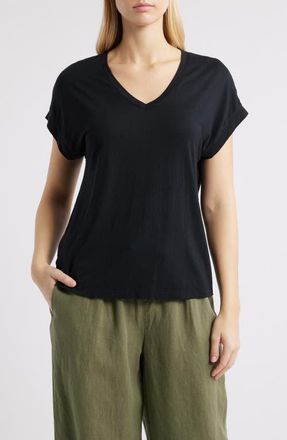 Tommy Bahama Kauai V-Neck T-Shirt in Black at Nordstrom, Size X-Large