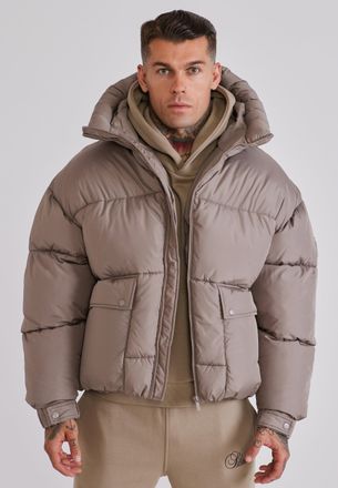 Siksilk Chaqueta Acolchada de Piedra para Hombre XXL