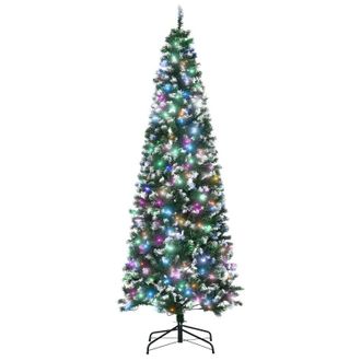 HOMCOM Tree Slim 7 with 350 Multi Coloured LED Lights | TJ Hughes