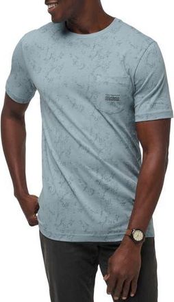 Travis Mathew Warmer Tides Pocket T-Shirt in Dusty Blue at Nordstrom Rack, Size Xx-Large