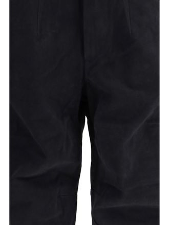 Isabel Marant Womens Pants Opalyna Faded Black Cotton Trousers
