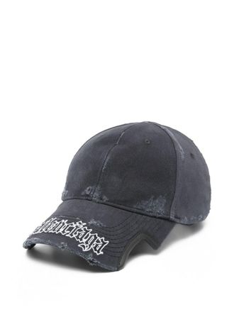 Balenciaga Blackletter Script Cap