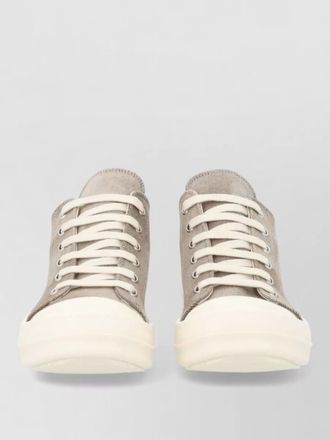 Rick Owens canvas low-top sneakers