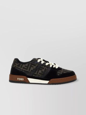 Fendi leather low-top sneakers