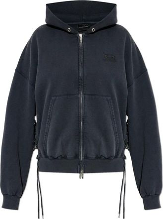 Balenciaga Zip-throughs, female, Black, Size: XS The Hoodie