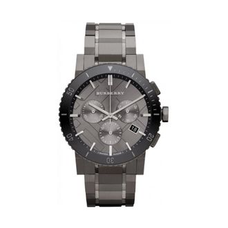 Burberry Orologio City Bu9381 - - Accessories - Uomo - Grigio - ONE SIZE