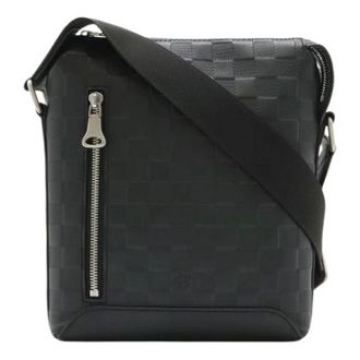 Louis Vuitton Pre-owned Cross Body Bags, female, Black, Size: ONE SIZE Pre-owned Discovery Damier Infini Messenger Bag