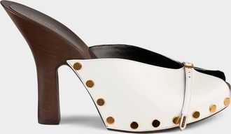 Versace Sassi 105mm Patent Leather Clogs