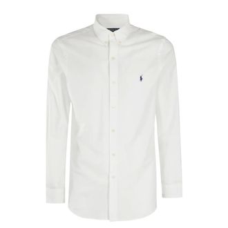 Polo Ralph Lauren Hombre, Camisas, Blanco, Talla: L