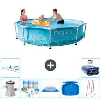 Intex Piscina Con Estructura Redonda - 305x76 Cm - 8-piezas S20385