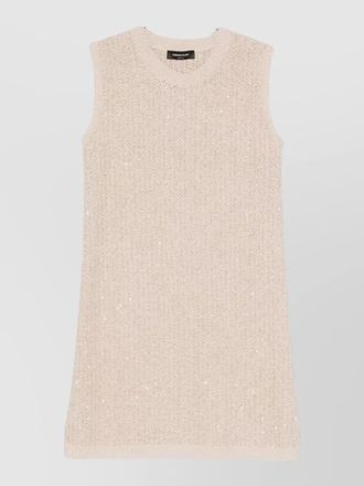 Fabiana Filippi sleeveless wool blend knit dress