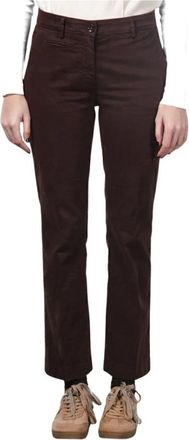 Mason's New York Trumpet Chino Broek - Dames - Straight fit broeken - Bruin - M - Katoen - Broeken