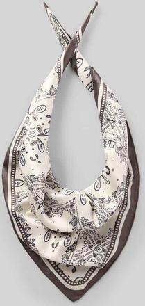 Christian Berg Schal mit Allover-Paisley-Print in Ecru, Gr&ouml;&szlig;e 1