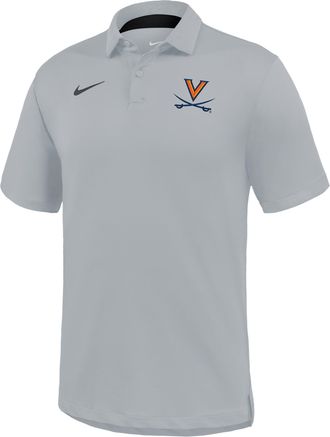 Nike Virginia Tour Nike Mens Dri-FIT College Polo in Grey | IV9782-077