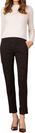 Avenue Montaigne Ben Straight Leg Pants In Espresso