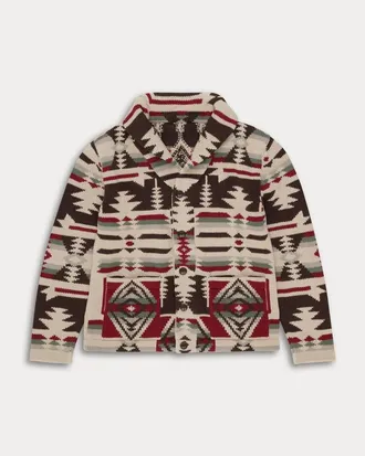 Fortela Wyoming Alpaca and Cotton Cardigan in Multicolor at Nordstrom, Size Medium