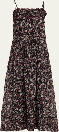 Isabel Marant Demy Floral Cotton Slipdress