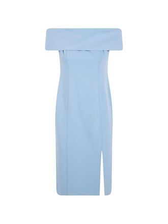 Ralph Lauren Woven Bodycon Midi Dress