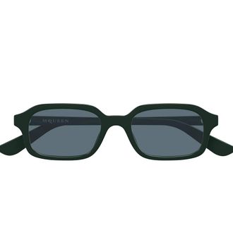 Alexander McQueen Alexander Mc Queen Sunglasses Am0558 S 004 Green/Blue Men