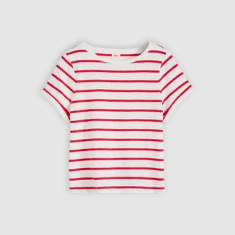 Levi's Julie Slub Tee - Womens - XS - Red