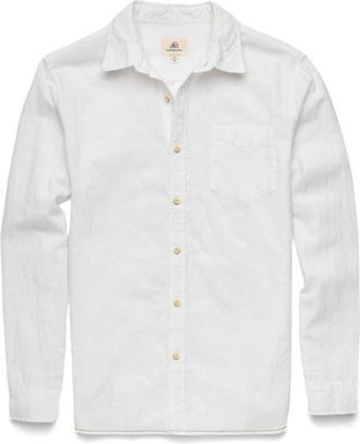 Surfside Supply Co. Brian Slub Shirt in White at Nordstrom, Size Medium