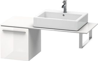 Duravit Armario Base Duravit X-large Para Consola 6532, 1 Caj&oacute;n, 400 Mm, Color (frente/cuerpo): Roble Oscuro Cepillado Chapa De Madera Aut&eacute;ntica - Xl653207272
