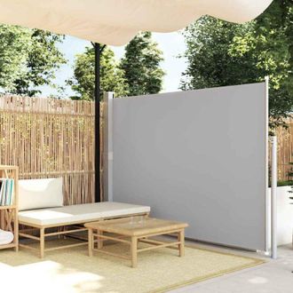 vidaXL Toldo Lateral Retr&aacute;ctil 160x500 Cm Gris Vidaxl