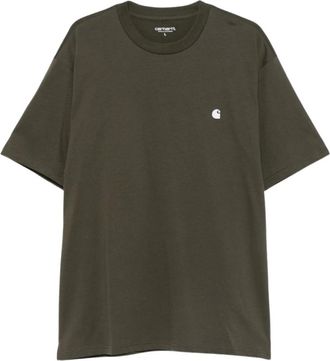 Carhartt Work in Progress Camiseta S/S Madison - Tops - Hombre - Verde - XL