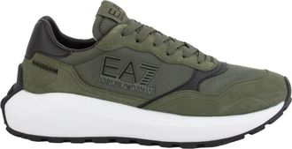 Emporio Armani 7X000341 Af 18616 Sneaker - Heren - Sneakers - Groen - 44 EU - Schoenen
