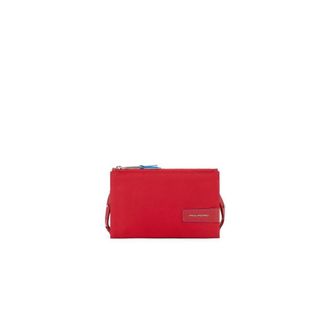 Piquadro Cross Body Bags, male, Red, Size: ONE SIZE Pq-Ry Clutch With Two Dividers