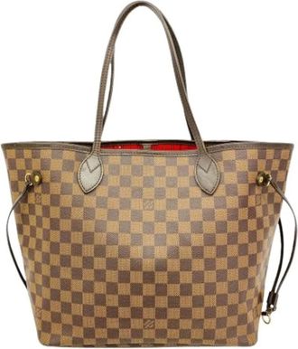 Louis Vuitton Pre-owned Tote Bags, female, Brown, Size: ONE SIZE Pre-owned Neverfull MM Tote Bag