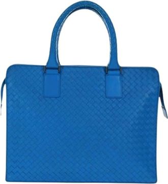Bottega Veneta Pre-owned Handbags, female, Blue, Size: ONE SIZE Pre-owned Vintage Handbag