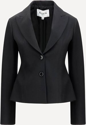 Alaia Lightweight wool single-breasted Jacket Female 40
