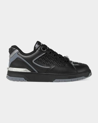 Versace Men & apos;s Biggie Basket Leather Sneakers