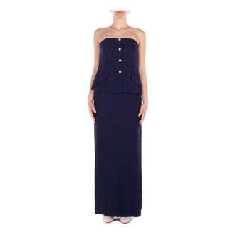 Ralph Lauren Gowns, female, Blue, Size: 2XS Ralph Lauren Dresses Blue
