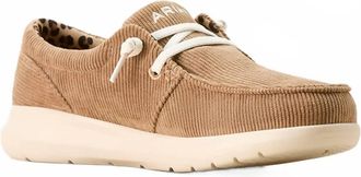 Ariat Womens Hilo Shoes In Tan Corduroy