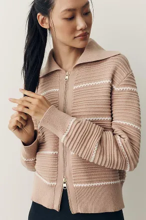Varley Melwen Knit Two-Way Zipper Jacket