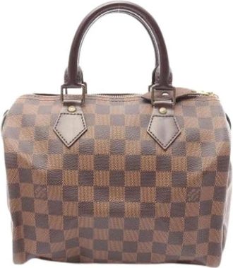 Louis Vuitton Pre-owned Handbag - Dames - Vintage Handtas - Bruin - ONE Size - Leer - Vintage