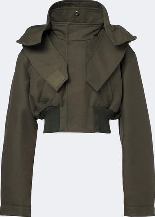 Balenciaga Cropped cotton jacket